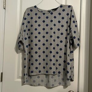 Primark High-Low Polka Dot Top